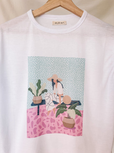 POLERA WILD VERDE AGUA